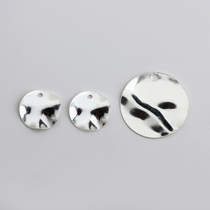 925 Sterling Silver Small Coin Charm Jewellery Findings
