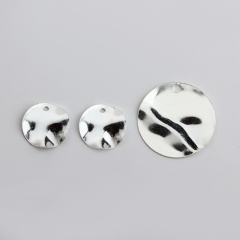 925 Sterling Silver Small Coin Charm Jewellery Findings