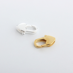 925 Sterling Silver Heart Clasp
