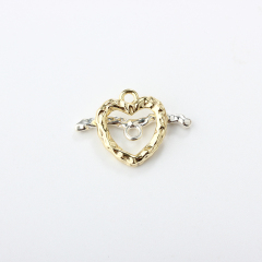 925 Sterling Silver Heart Toggle Clasp