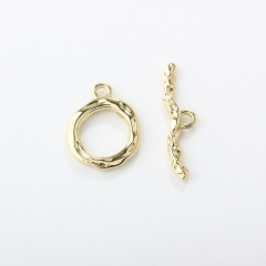 925 Sterling Silver Round Toggle Clasp