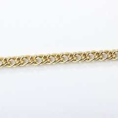 925 Sterling Silver Double Sides Curb Chain