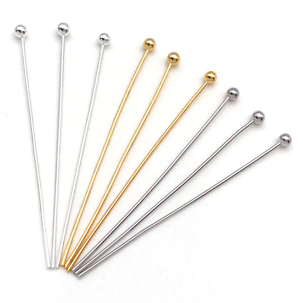 925 Sterling Silver Ball Head Pins
