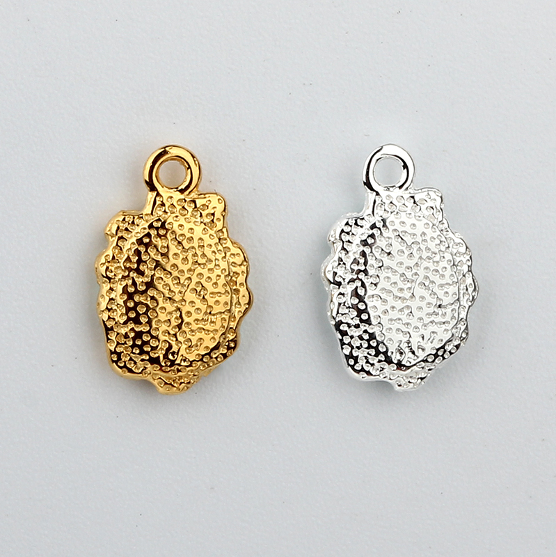 925 Sterling Silver 4*6mm Oval Gemstone Charms