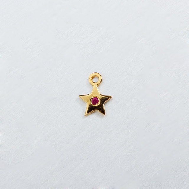 925 Sterling Silver 5mm CZ Star Charms