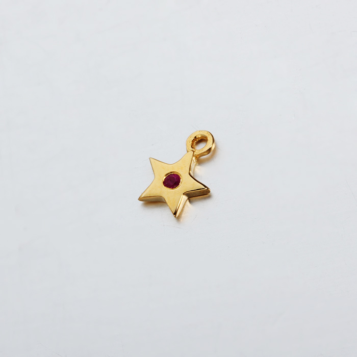 925 Sterling Silver 5mm CZ Star Charms