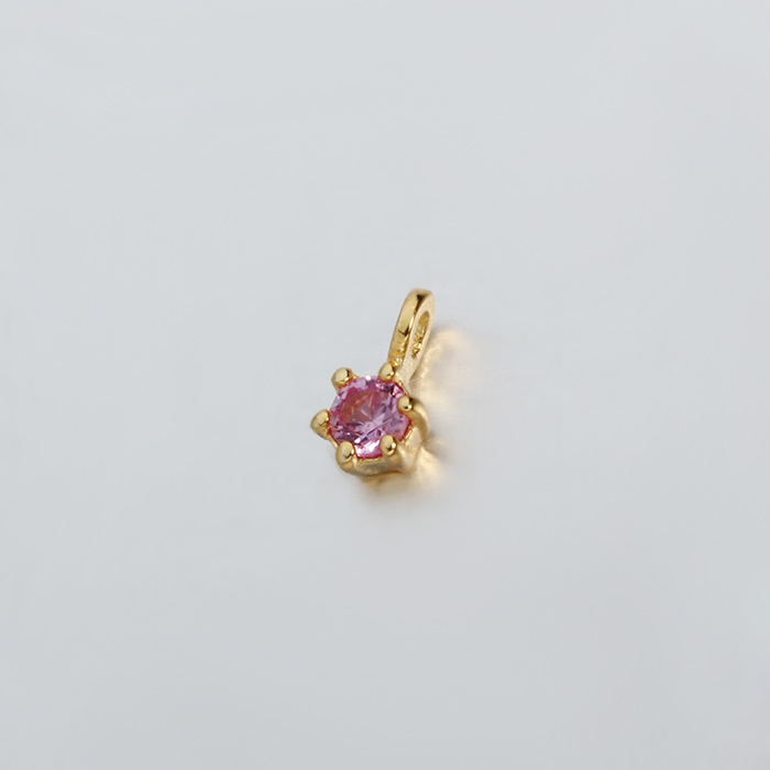 925 Sterling Silver CZ Charms