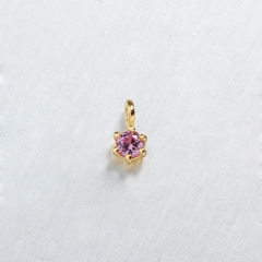 925 Sterling Silver CZ Charms