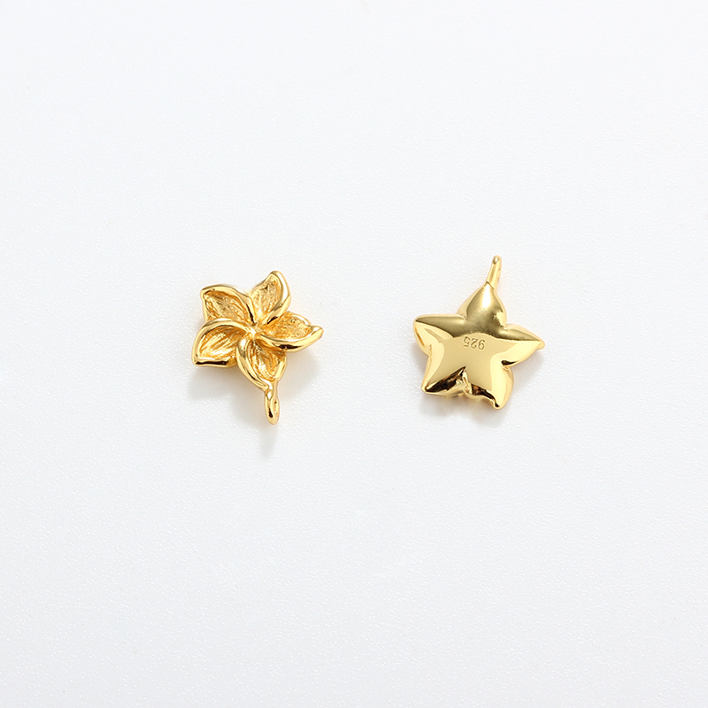 925 Sterling Silver Flower Charms