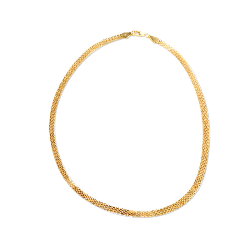925 Sterling Silver Woven Choker Necklace