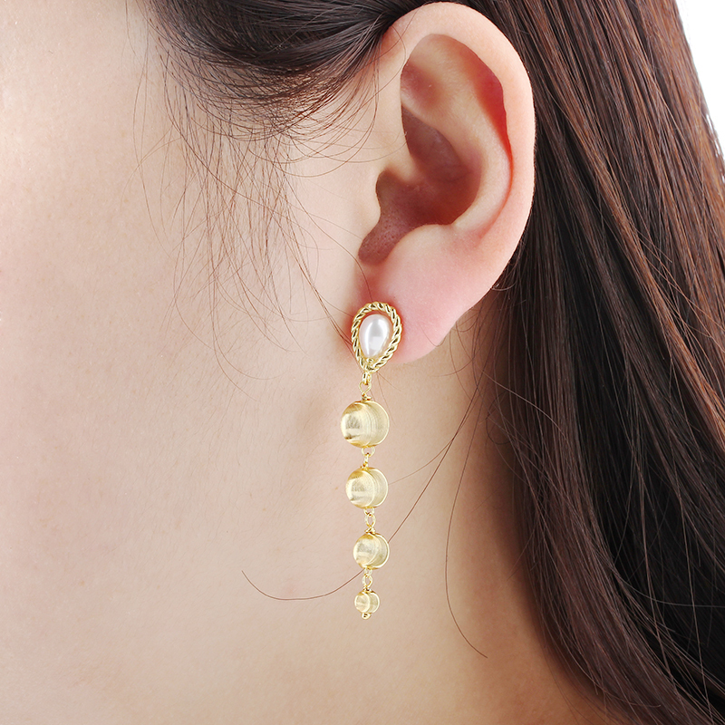 925 Sterling Silver Pearl Earrings Studs