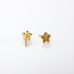 925 Sterling Silver Flower Earrings Studs