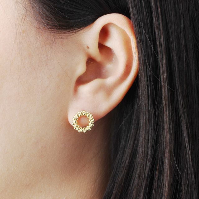 925 Sterling Silver Round Earring Studs