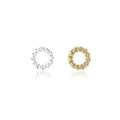 925 Sterling Silver Round Earring Studs