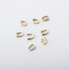 925 Sterling Silver U-Shaped Wire Guardian Wire Guard Loops for Jewelry Making