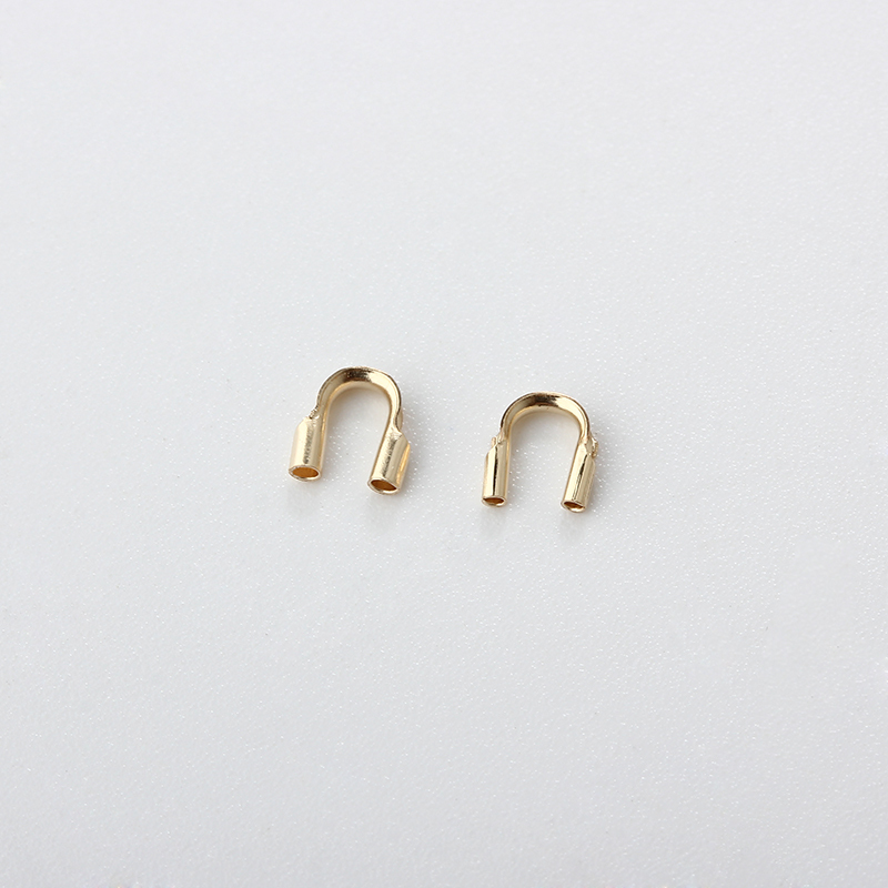 925 Sterling Silver U-Shaped Wire Guardian Wire Guard Loops for Jewelry Making