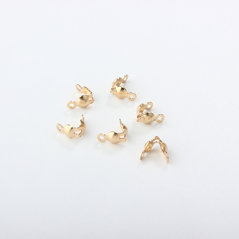 925 Sterling Silver Clamshell Bead Tips (Calottes) for Jewelry Making