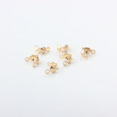 925 Sterling Silver Clamshell Bead Tips (Calottes) for Jewelry Making