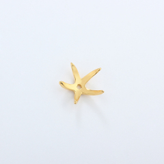 925 Sterling Silver Starfish Bead Cap Approx 10mm