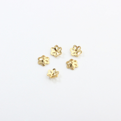 925 Sterling Silver 5mm Flower Bead Caps