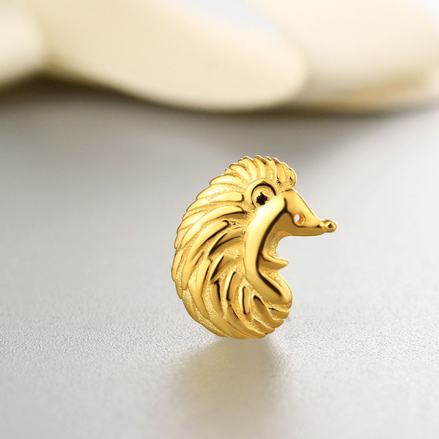 925 Sterling Silver Cute Hedgehog Pendants