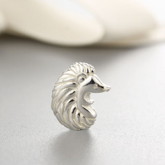 925 Sterling Silver Cute Hedgehog Pendants