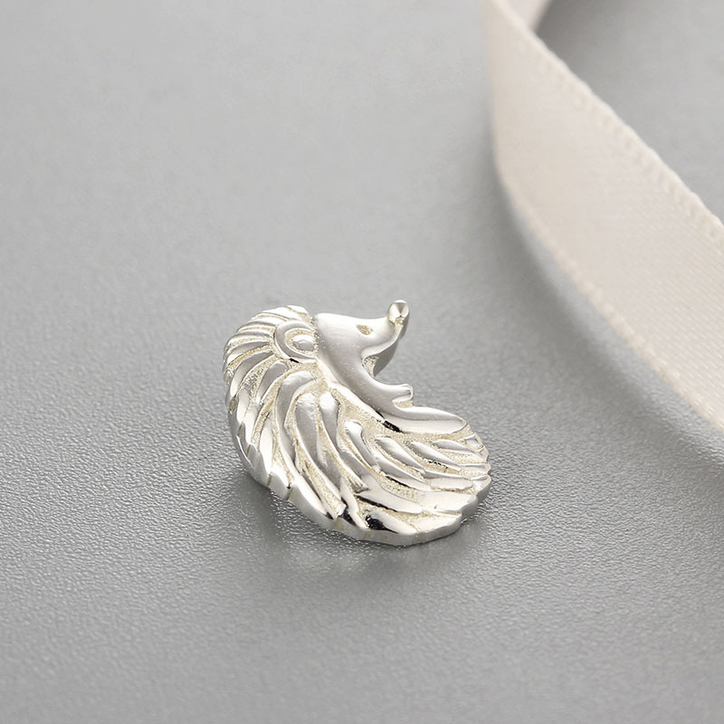925 Sterling Silver Cute Hedgehog Pendants