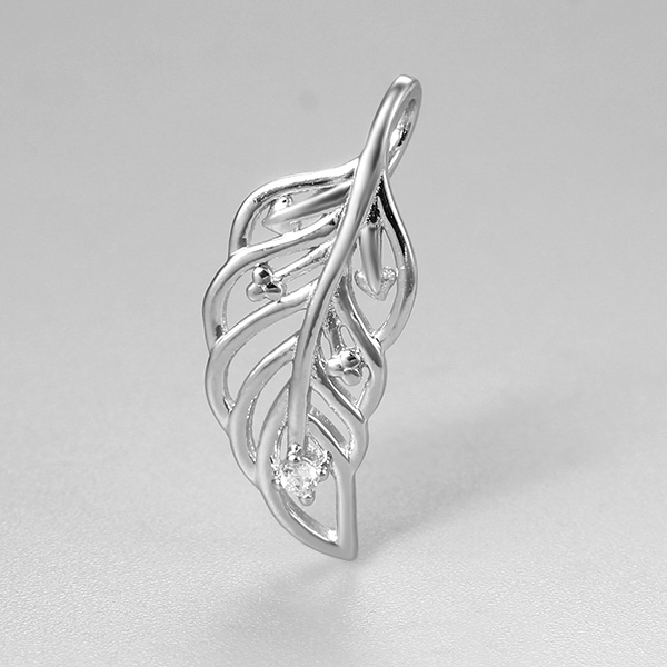 925 Sterling Silver Leaf Pendants