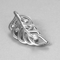 925 Sterling Silver Leaf Pendants