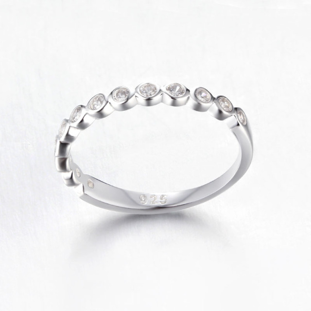 925 Sterling Silver Cubic Zirconia Rings