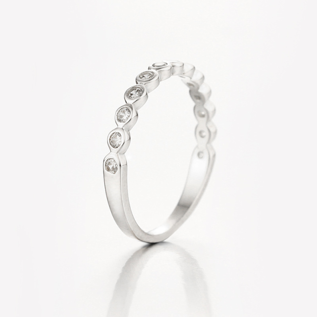 925 Sterling Silver Cubic Zirconia Rings