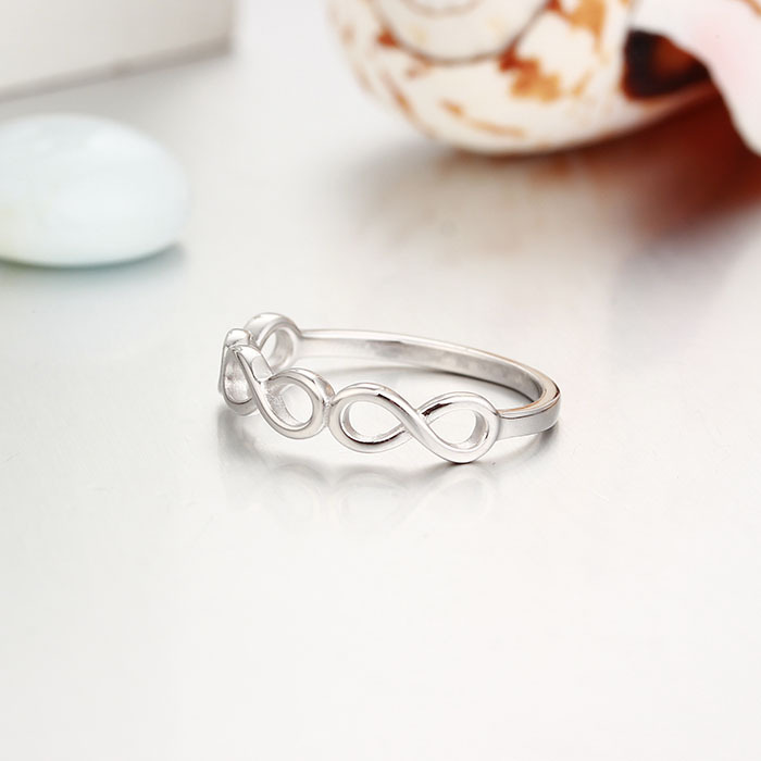 925 Sterling Silver Infinity Rings