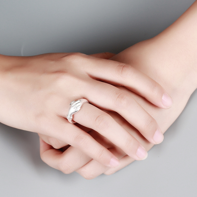 925 Sterling Silver Stardust Hand Rings With Cubic Zircon