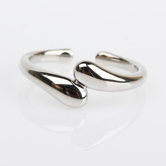 925 Sterling Silver Ladies White Gold Rings Jewelry