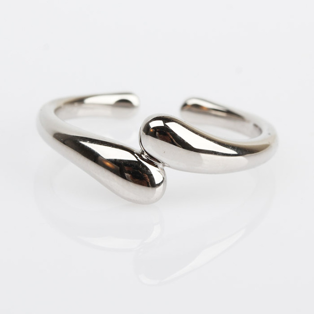 925 Sterling Silver Ladies White Gold Rings Jewelry