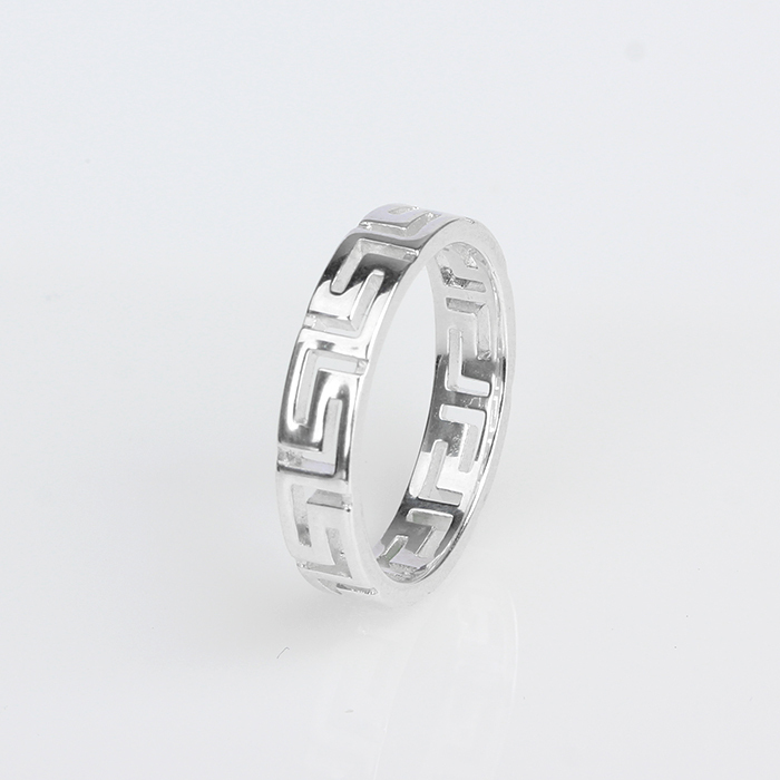 925 Sterling Silver Ring Jewelry With Hollowed Pattern