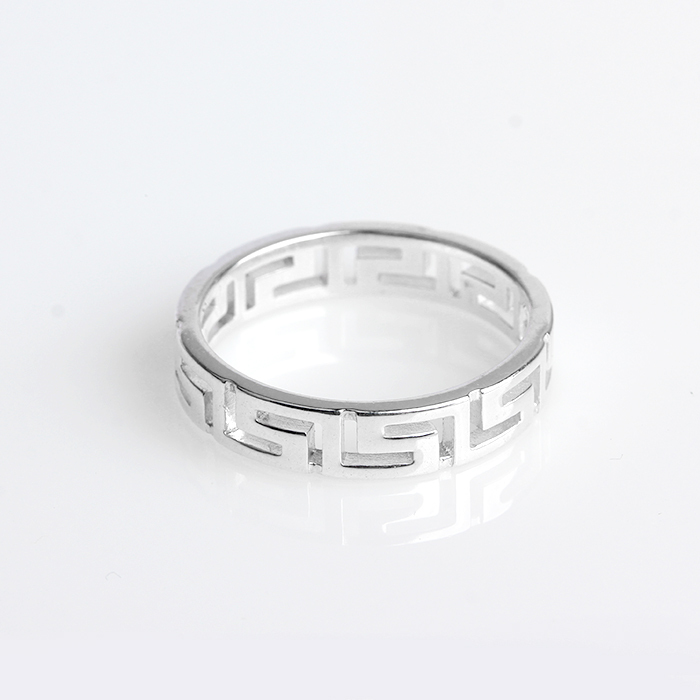 925 Sterling Silver Ring Jewelry With Hollowed Pattern