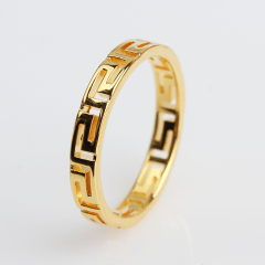 925 Sterling Silver Ring Jewelry With Hollowed Pattern-Smaller Size