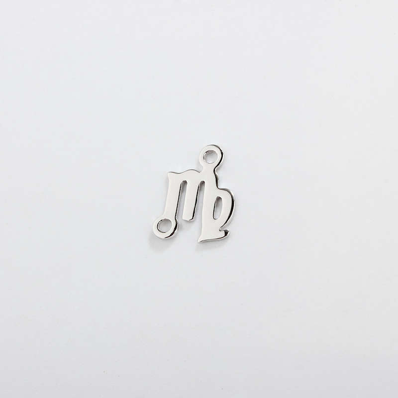 925 Sterling Silver Zodiac Sign Connectors