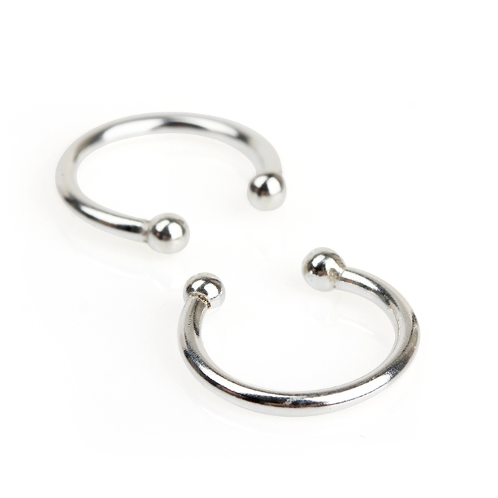 925 Sterling Silver Ball Tip Minimalist Ear Cuff