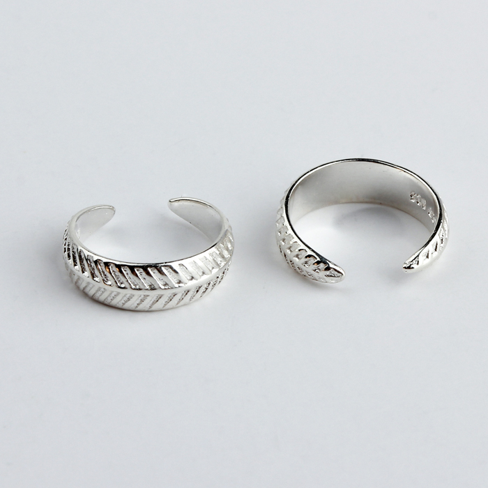 925 Sterling Silver Textured Ear Cuff