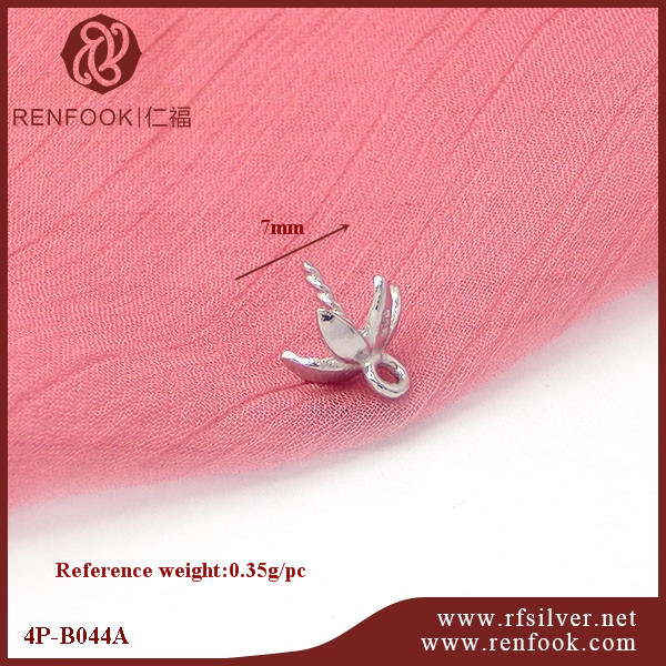 925 Sterling Silver Flower Carpopodium Pendant For Pearl