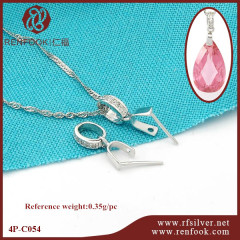 925 Sterling Silver Crystal Pendant Bails