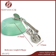 925 Sterling Silver Happiness Pendant Findings