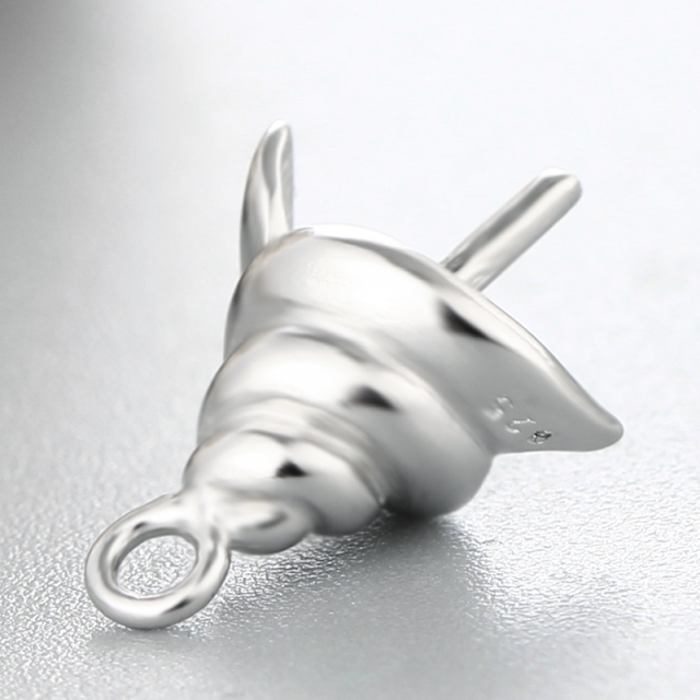 925 Sterling Silver Whorl Pendant For Pearl