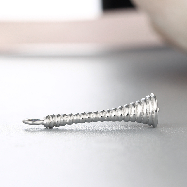 925 Sterling Silver Screw Pendant For Pearl