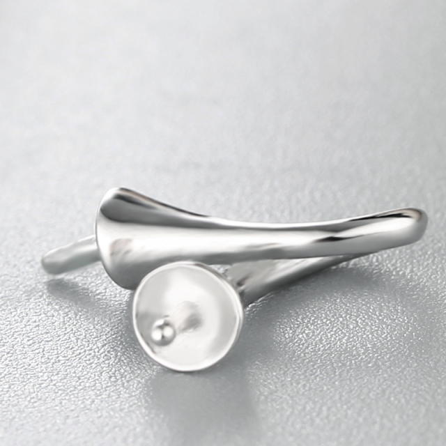 925 Sterling Silver Pendant For Double Pearls