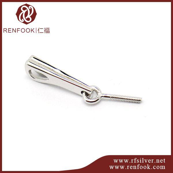 925 Sterling Silver Simple Hollow Pendant For Pearl