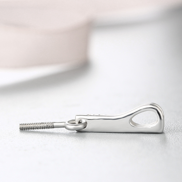 925 Sterling Silver Simple Hollow Pendant For Pearl