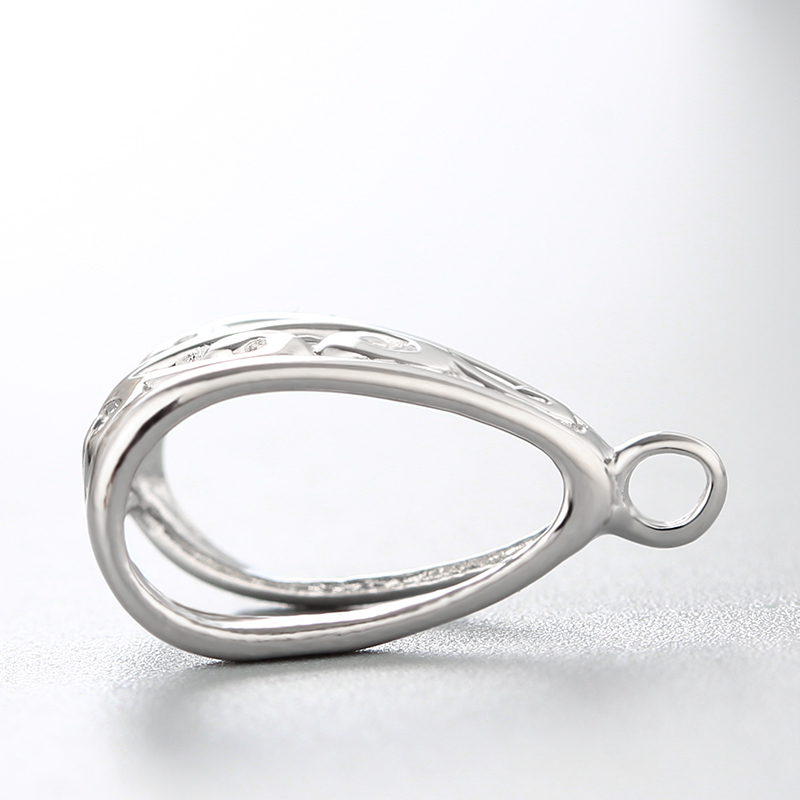 925 Sterling Silver Fancy Hollow Pendant